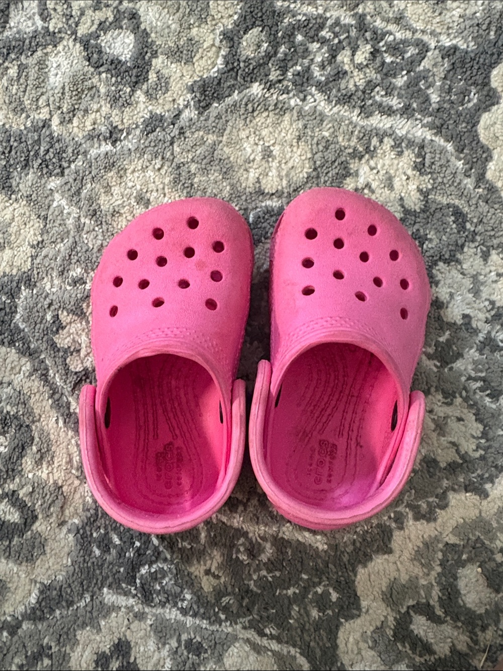 CROCS Kids Pink Slip-On Clogs